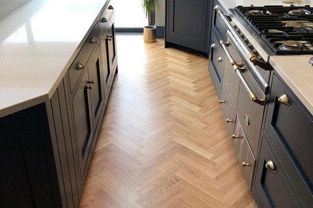 New kitchen floor laid